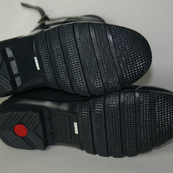 NEW Hunter Original Short Gloss Rain Boots Grey 11 - Picture 5 of 6